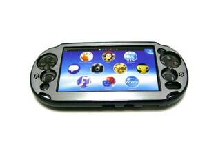 PSVITA2000 for protection plastic x aluminium storage case cover new goods silver color 