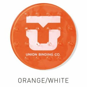 UNION Union [UNION DECK PAD CIRCLE] 9.5cm ORANGE/WHITE new goods regular deck pad ( mail postage included )