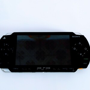 PSP1000 ジャンク品 黒色のケース袋&バッテリー&メモリースティック付 SONY PSP本体 ソニー