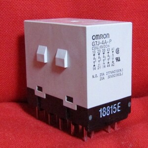 ROG7 OMRON power relay [G7J-4A-P]DC6V high capacity 25A 4 contact unused goods 