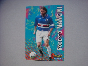 ロベルト・マンチーニ PANINI Calcio 97 CARDS サッカーカード　Roberto MANCINI サンプドリア・イタリア代表