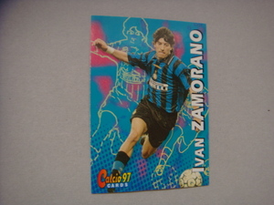 イバン・サモラーノ PANINI Calcio 97 CARDS サッカーカード　Ivan ZAMORANO インテル・チリ代表