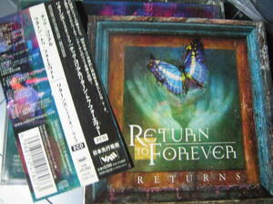 無傷 国内CD チック・コリア＆リターン・トゥ・フォーエヴァー/リターンズ～リユニオン・ライブ RETURN TO FOREVER・RETURNS/lb