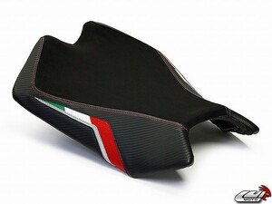 APRILIA RSV4 09-20 LUIMOTO 製ライダーシートカバー (Team Italia Suede 9011101)