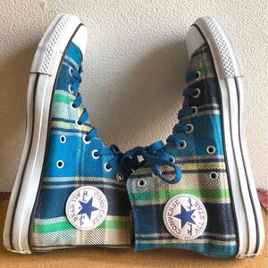 CONVERSE コンバース オールスター ハイカット チェック 25.5 7インチ スニーカー レア バッシュ アメカジ 秋冬