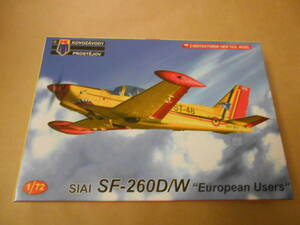 〔全国一律送料290円込〕1/72 KPモデル イタリア アエルマッキ SIAI SF-260DW ”ユーロ仕様”