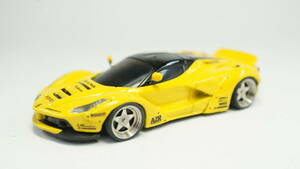 ☆トミカ改造 LaFerrari ラ・フェラーリ LBワークス 黄色 リバティウォーク Liberty Wark LB☆WORKS☆