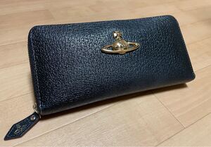 Vivienne Westwood ヴィヴィアンウエストウッド EXECUTIVEラウンドファスナー長財布 黒 ブラック