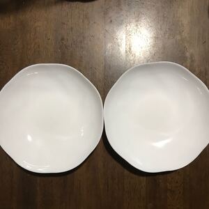 山崎パン祭り 白いお皿 2枚