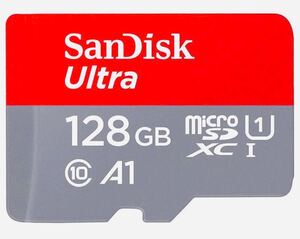 SanDisk micro SD 128GB 新品 マイクロ SD カード 1枚 120MB/秒