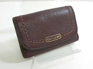 ■COACH コーチ　6連　訳ありキーケース　中古■イ-477