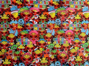 ヒスミニ柄 カット生地 はぎれ 生地撥水加工布生地 ハギレ ハンドメイド