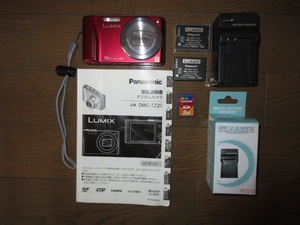ジャンク品扱い　パナソニック　デジタルカメラ　DMC-TZ20　ルミックス　Lumix 1410万画素 純正バッテリー2個付属 バッテリーチャージャー