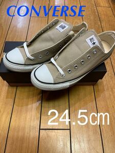 ☆新品☆CONVERSE ALL STAR OX コンバース　オールスター　ロー　ベージュ　レディース　メンズ　スニーカー