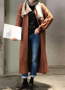 カーディガン ロングカーディガン メゾン・ド・テレーズ