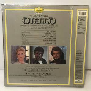 【新品未開封 LD BOX】 歌劇 オテロ OTELLO カラヤン KARAJAN GISEPPE VERDI /OTELLO の画像2