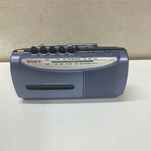 SONY CFM-E5 カジカセ AM/FM/カセット ラジオカセットコーダー SONY ブルー