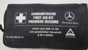 Mercedes-Benz メルセデス・ベンツ　純正　救急箱　FIRST AID KIT ファーストエイドキット【未使用品】