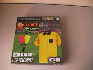 レフリーシャツ サッカー ホイッスル カード 全2種 黄 イエロー