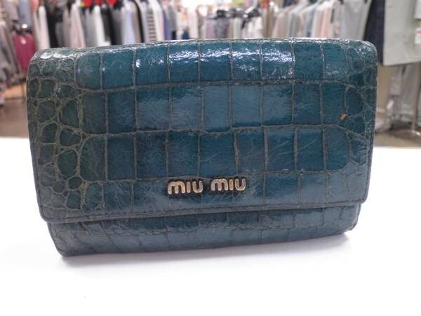 ★MIU MIU ミュウミュウ 財布 ★黒色 ★送料無料