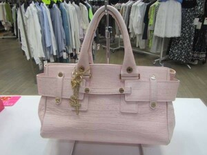 Samantha Thabasa/ Samantha Thavasa * handbag * leather * pink color * used * free shipping 