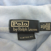 ポロ バイ ラルフローレン Polo by Ralph Lauren ポロシャツ 半袖 鹿の子 M 青 ブルー /CT メンズ_画像6