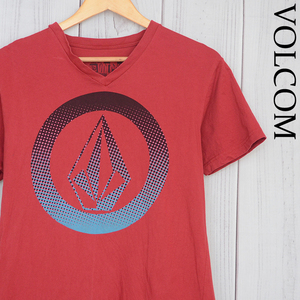 ST2239 Volcom VOLCOM T-shirt M shoulder 46 snowboard mail service possible xq