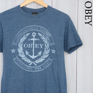 ST2240 オベイ OBEY Tシャツ S 肩44 プロパガンダ メール便可 xq