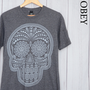 ST2243 オベイ OBEY Tシャツ M 肩43 プロパガンダ メール便可 xq