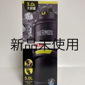 新品 THERMOS サーモス 水筒 真空断熱スポーツジャグ 3.0L FFV-3000 ブラックイエロー(BKY) バーコード4562344370899