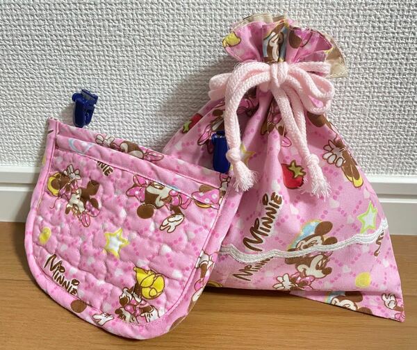 移動ポケット 巾着セット ハンドメイド