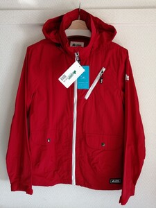 未使用品★LOGOS★ロゴス マウンテンパーカー ナイロンパーカー ウィンドブレーカー 撥水 フード収納 M