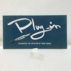 PLUG-IN プラグイン　ステッカー　シール