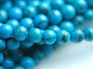 ターコイズ 4mm6mm8mm 3連セット 「Rs_stone天然石ビーズ」