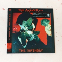 CD紙ジャケ　TThe Birthday THE ANSWER　初回限定盤　DVD付　帯付☆☆_画像1