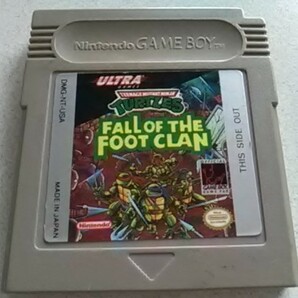 Teenage Mutant Ninja Turtles Fall of the Foot Clan ニンジャタートルズ フォールオブザフットクラン　ゲームボーイ