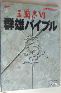 【送料込・追跡番号有】　三国志6　群雄バイブル　三國志　Ⅵ