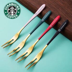 タイ スターバックス ケーキスプーンとデザートフォークのセット お買い得