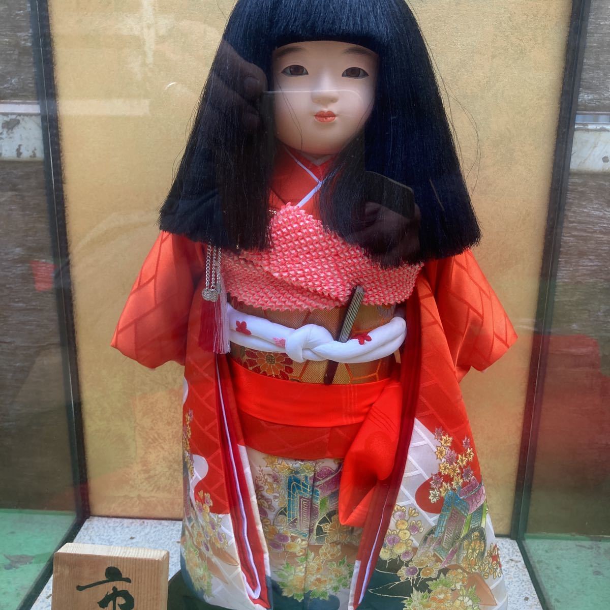 オンラインショップ】 市松用 人形ケース36×27×36（ケヤキ塗り）日本人形 五月人形 雛人形 - 五月人形 - hlt.no