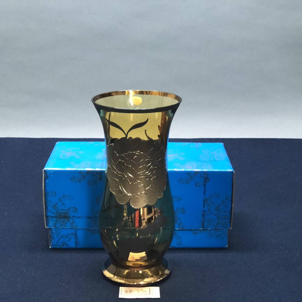 ヤフオク! -ボヘミアカリガラス 花瓶の中古品・新品・未使用品一覧