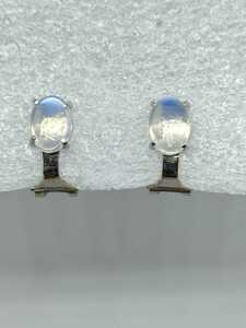 * new goods * K14WG moonstone clip type earrings 