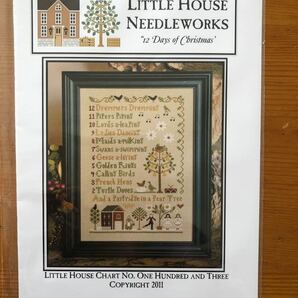 お値下げしました！クロスステッチ図案　Little House Needlework /12days of Xmas クリスマス