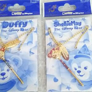 新品 未使用 未開封 ディズニーTDS 10周年 ダッフィー シェリーメイ ぬいぐるみ用 ペンダント マジカルキー アクセサリー ファンタズミック