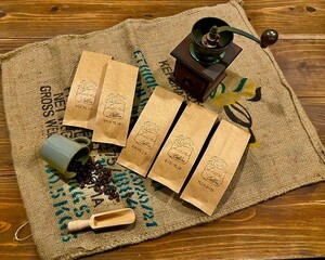 自家焙煎コーヒー 3種類選択コース (100g×3種類)