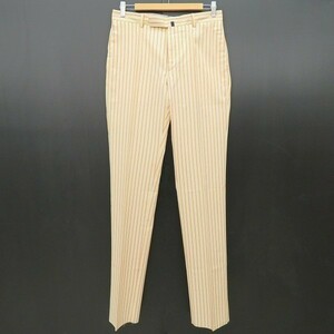 #snc INCOTEX INCOTEX pants 46 cream color center Press stripe not yet hemming men's [705420]