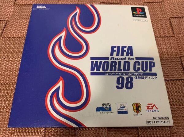 PS体験版ソフト FIFA ロード トゥ ワールドカップ 98 Road to WORLD CUP PlayStation DEMO DISC Electronic Arts SLPM80236 エレクトリック