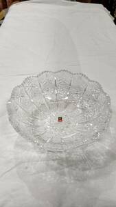 KAGAMIkagami crystal crystal bowl salad bowl Showa Retro salad plate box have 