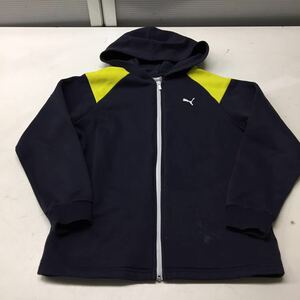 送料無料★PUMA プーマ★スウェットパーカー ジップアップパーカー★ネイビー★キッズ ジュニア 150 #31102sjj26