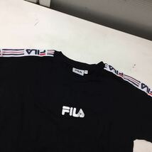 送料無料★FILA フィラ★半袖Tシャツ トップス★男女兼用 150 キッズ 子供★ブラック#31104sjj27_画像2