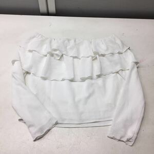  free shipping *rienda rienda * off shoru shirt off shoulder tops * white * free size #31121sbj